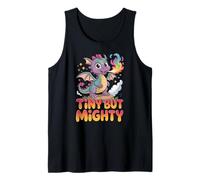 Tiny But Mighty Dragon Fantasy Positivity Tank Top