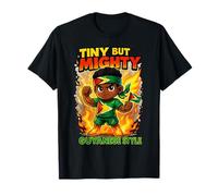 Tiny But Mighty Guyanese Style Guyana Flag Pride for Kids T-Shirt