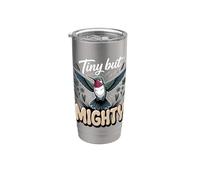 Tiny but Mighty Hummingbird Garden Bird Birder Stainless Steel Insulated Tumbler