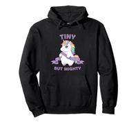 Tiny But Mighty Unicorn for Kids Pullover Hoodie