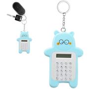 Tiny Calculator Keychain - Compact Pocket-Sized Calculator with Keyring, Portable Math Tool | Handy Keychain for Quick Calculations, Perfect for Students, Office, and Travel