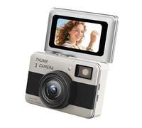 Tiny Camera 6800W Pocket with Data Transfer and Card Slot Rechargeable Digital Cameras Keychain Size