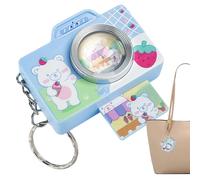Tiny Camera Keychain - Lighted Funny Creative Key Ring Decor with Sound - Bag Accessories Charm, Creative Wallet Pendant for Bag, Backpack, Boy