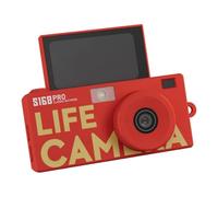 Tiny Camera with 180 Degree Rotate Screen Multiple Photo Filter and Looping Feature for Creative Photography Keychain Digital Camera