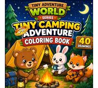 Tiny Camping Adventure Coloring Book for Kids Ages 4-10: Cute Tiny Worlds Full of Fun Adventures to Color! (Tiny Adventure World Series)