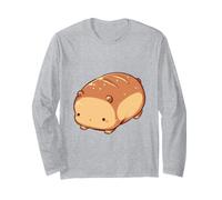 Tiny Capybara as a Bread Loaf Kawaii Cute Funny Chibi Long Sleeve T-Shirt