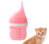 Tiny Cat Milk Bottle Silicone 40ml Portable Nursing Pet Supplies