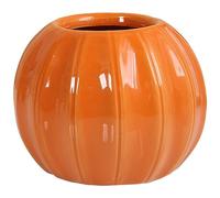 Tiny Ceramic Pumpkin Planter, Mini Garden Plant Succulent Pots, Pumpkin Shaped Vase for Harvest Fall Thanksgiving Halloween