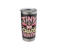 Tiny Chaos Queen Stainless Steel Insulated Tumbler