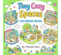 Tiny Cozy Spaces Coloring Book: A Relaxing Coloring Book of Cozy Spaces and Quiet Corners 52 Tiny Cozy Spaces to Color for Relaxation and Stress Relief