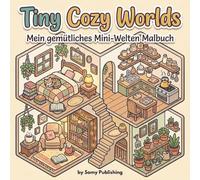 Tiny Cozy Worlds - Mein gemütliches Mini-Welten Malbuch: 40 detailreiche Ausmalbilder mit kleinen, gemütlichen Szenen zum Entspannen, Abschalten und Stressabbau für Jugendliche & Erwachsene