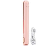 Tiny Curling Iron - Dual Use Smoothing With Slim Curling Ring, Compact Flat Style Tool For Home Beauty Routine | Travel-Friendly Hair Flickered For Lily