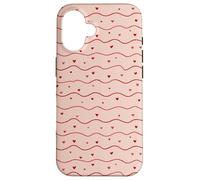 Tiny Cute Heart Valentine Pattern Sweet Romantic Love Case for iPhone 16