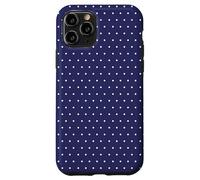 Tiny Dark Blue Polka Dots Case for iPhone 11 Pro