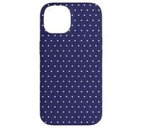 Tiny Dark Blue Polka Dots Case for iPhone 14