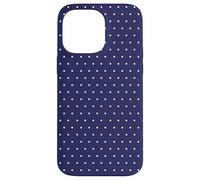 Tiny Dark Blue Polka Dots Case for iPhone 14 Pro Max