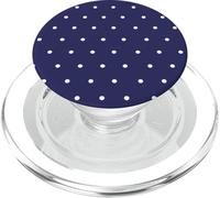 Tiny Dark Blue Polka Dots PopSockets PopGrip for MagSafe