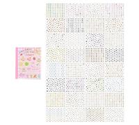 Tiny Decos Cut Out Sticker Book Includes Animal Food PET for Various Craft Applications Journal