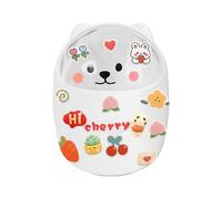 Tiny Desk Trash Can - Cute Bear Waste Bin, Detachable Small Desktop Trash Can with Compact Design, Dorm Car Workshop Laundry, Kitchen Bedroom Home Dressing Table for Easy Disposal