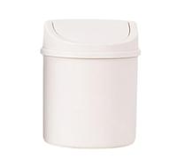 Tiny Desktop Dustbin, Waste Bin for Dressing Table, Mini Plastic Desktop Trash Can with Lid, Countertop Garbage Bucket for Bedrooms, Bathroom, Kitchen