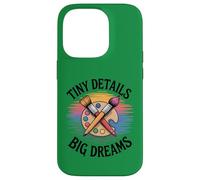 Tiny Details Big Dreams Art Teacher Painter Palette Case for iPhone 14 Pro