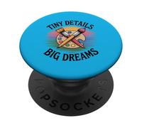 Tiny Details Big Dreams Art Teacher Painter Palette PopSockets Adhesive PopGrip