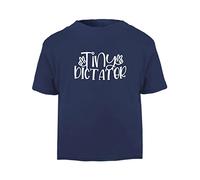Tiny Dictator [BBY6] Short Sleeve Cotton Toddler t Shirt, 1-2 Years, Navy