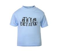 Tiny Dictator [BBY6] Short Sleeve Cotton Toddler t Shirt, 2-3 Years, Pastel Blue