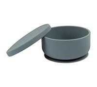 Tiny Dining Baby Bowl with Suction Cup and Lid - Tradewinds - Non-Slip Silicone Toddler Weaning Bowl Feeding Set for Baby, Toddler, Kids