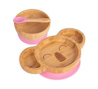 3pc Koala Bamboo Baby Weaning Set Tiny Dining Pink One Size