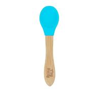 Tiny Dining Children's Bamboo Spoon with Soft Silicone Tip - Blue