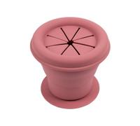 Tiny Dining Silicone Snack Pot - 330Ml - Dusty Rose - No Spill Suction Snack Cups Baby Toddler Snack Box Storage Container