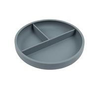 Tiny Dining Tradewinds Divided Silicone Toddler Weaning Plate Feeding Silicone Plate for Baby, Toddler, Kids