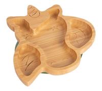 Tiny Dining Unicorn Bamboo Suction Plate - Olive Green