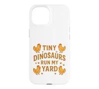 Tiny Dinosaurs Run My Yard Case for iPhone 15