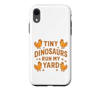 Tiny Dinosaurs Run My Yard Case for iPhone XR
