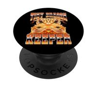 Tiny Dragon Keeper Leopard Gecko Lizard 90s Bootleg Style PopSockets Adhesive PopGrip