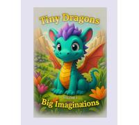 Tiny Dragons Big Imaginations Coloring Book Volume 3: 50 Single-Sided Designs for Fans of Beasts With Mighty Imaginations
