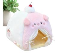 Tiny Dream Cottage - Indoor Display, Fabric Canopy, Sturdy Base, Miniature Doll Furniture, Pretend Sleep Station, Stuffed Animal Resting Spot, Bedroom Décor Accent, Children