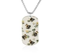 Tiny Ducks Pattern Novelty Pendants Necklaces