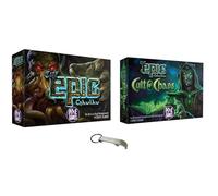 Tiny Epic Cthulhu Set + Cult of Chaos Extension French Version + 1 Blumie Decap