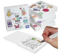 Tiny Expressions Mini Coloring Books for Adults and Kids (3x3 Inches) - Pocket Size | Bulk 5 Pack Small, Simple Stress Relief Coloring Book for Relaxation, Mindfulness & Anxiety