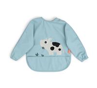 Tiny Farm bib with sleeves Blue