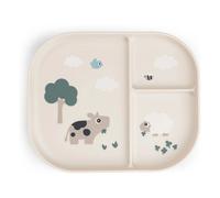 3-compartment plate DONE BY DEER sandy beige