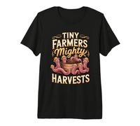 Tiny Farmers Mighty Harvests Worm Farming Compost Premium T-Shirt