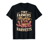 Tiny Farmers Mighty Harvests Worm Farming Compost T-Shirt