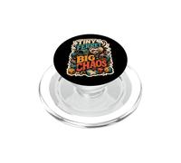 Tiny Ferret Big Chaos Owner Humor PopSockets PopGrip for MagSafe