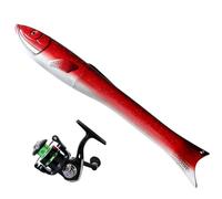 Tiny Fishing Rod, Compact 160cm Size, Small Angling Pole, Lightweight Travel Casting Rod, Mini Trolling Rods, Scratch-Resistant Handle, For Camping, Hiking, Offshore, Surf,