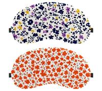 Tiny Flower Pattern 2-Pack Light-Blocking Soft Breathable Eye Masks Sleep Mask Eye Patch