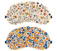 Tiny Flower Pattern 2-Pack Light-Blocking Soft Breathable Eye Patch Sleeping Masks